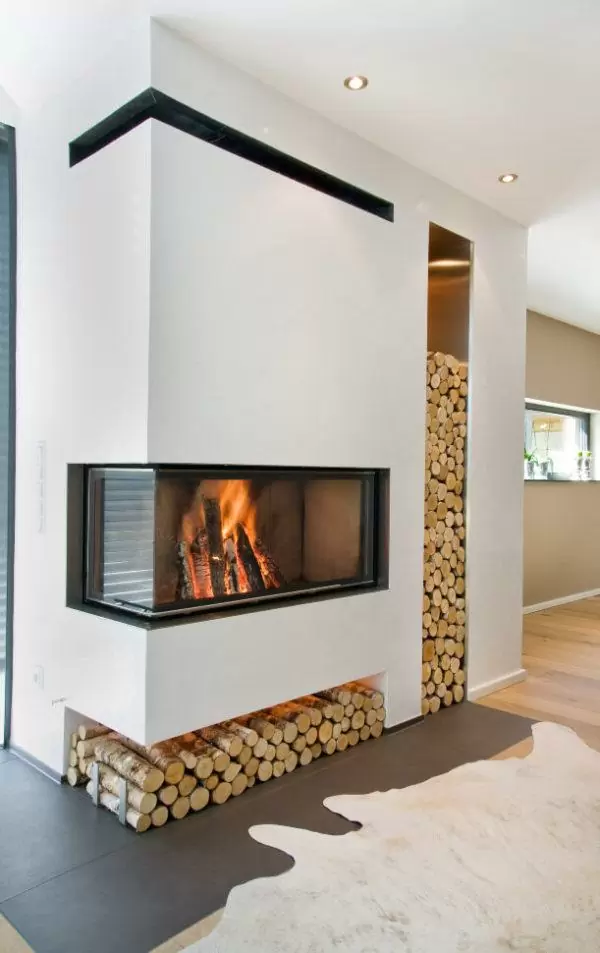 Угловой камин Architektur Eck-Kamin