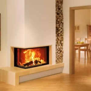 Brunner Architekture Eck-Kamin