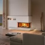 Камин с дровницей Brunner угловой