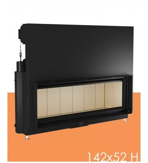 Панорамная топка 142х52