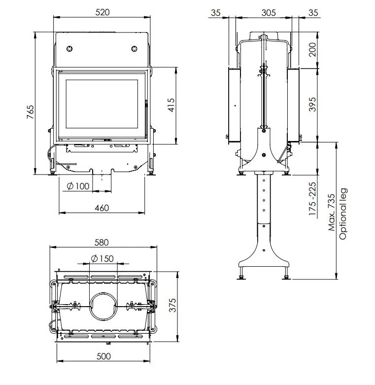 Чертеж Dovre ZEN 102