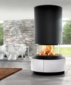 Островной камин