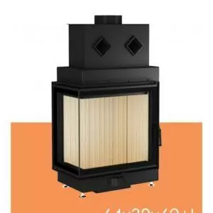 Угловая топка 64х39х62 см