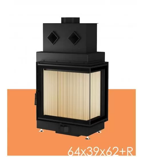 Топка угловая 64x39x62+