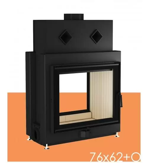 Воздушная туннельная каминная топка Gavryliv Sons 76x62+О