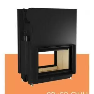 топка с 2 гильотинами 80х52