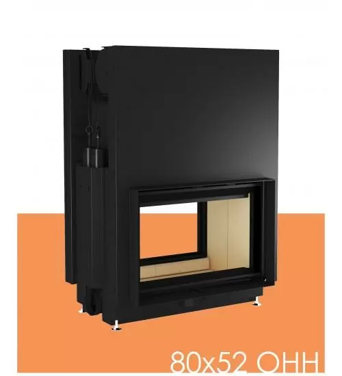 топка с 2 гильотинами 80х52