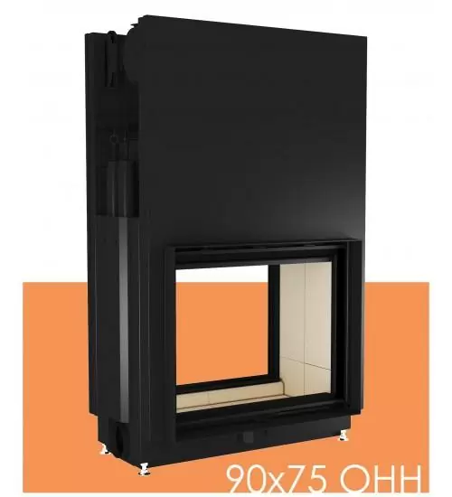 Топка туннельная с двумя гильотинами 90х75