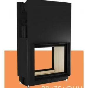 Туннельная топка с двумя гильотинами 90х75