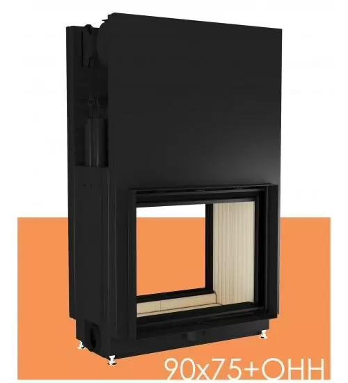 Туннельная топка с двумя гильотинами 90х75