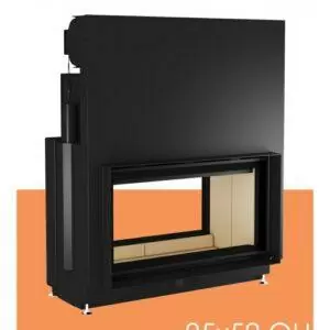 Топка сквозная с гильотиной 95х52 см