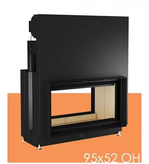 Топка сквозная с гильотиной 95х52 см