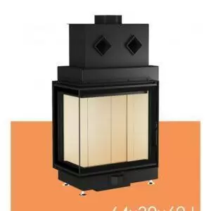 Топка угловая 64x39x62L