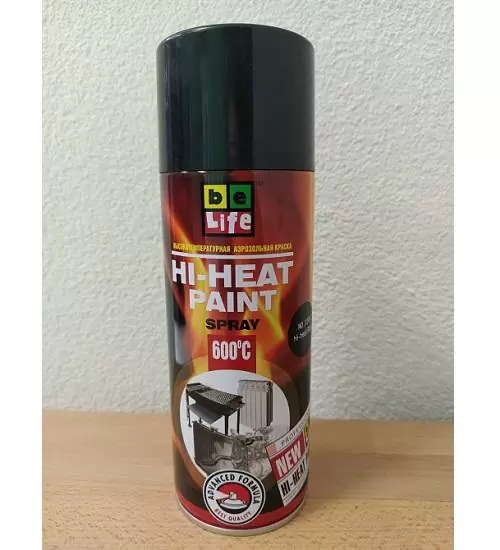 Краска жаростойкая черная БиЛайф