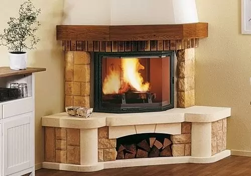 Классический камин на дачу