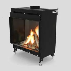 Газовый камин Планика Монро прямое стекло