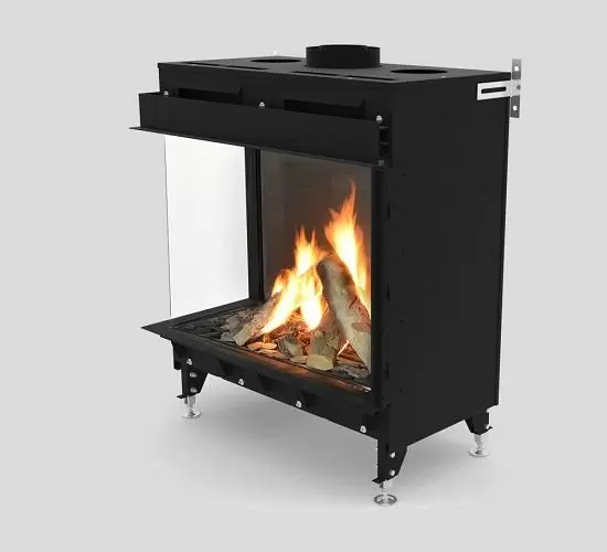 Газовый камин Планика Монро левый угол