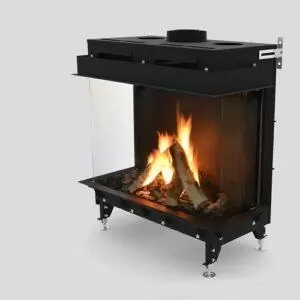 Газовый камин Планика Монро трехсторонний