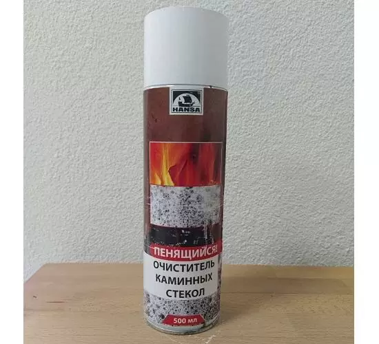 Очиститель каминного стекла, аэрозоль