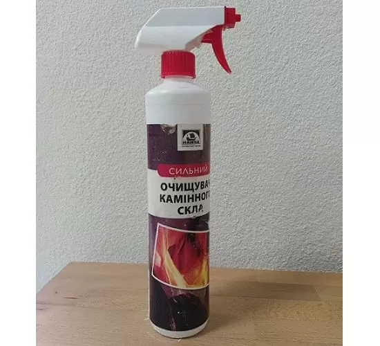 Очиститель каминного стекла, спрей