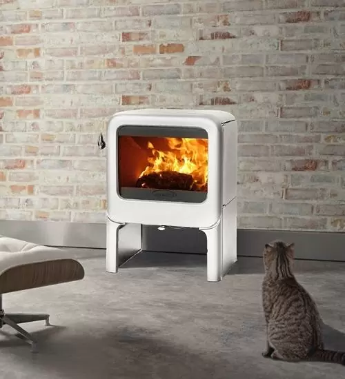 Печь в эмали Dovre ROCK 350TB E12