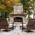 Камин-барбекю для улицы