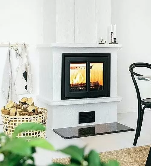 Каминная вставка Кедди в интерьере