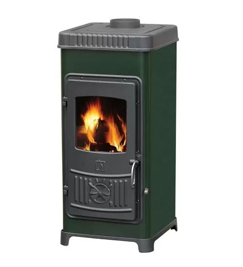 Чугунная печь Plamen Dora 8 N зеленая