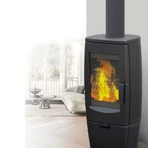 Дровяная печь Plamen Gala черная