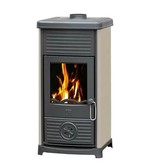 Дровяная печь Plamen Maestral N кремовая
