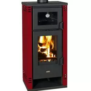 Печь PRITY K2 GT F, 8,1 кВт красная