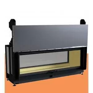 Камінна топка Гаврилів 166x54 тунельна, гільотина, плаский шамот