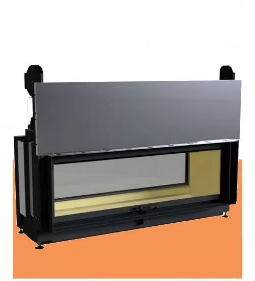 Камінна топка Гаврилів 166x54 тунельна, гільотина, плаский шамот