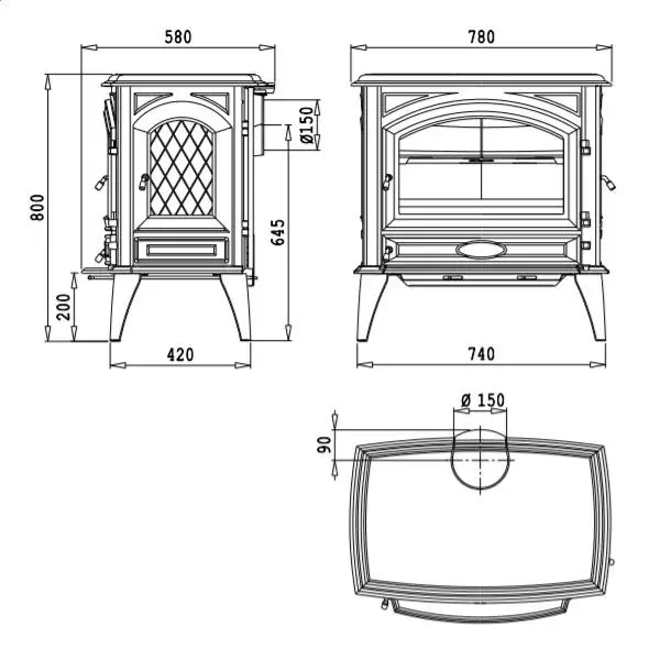 dovre 760 wd чертеж