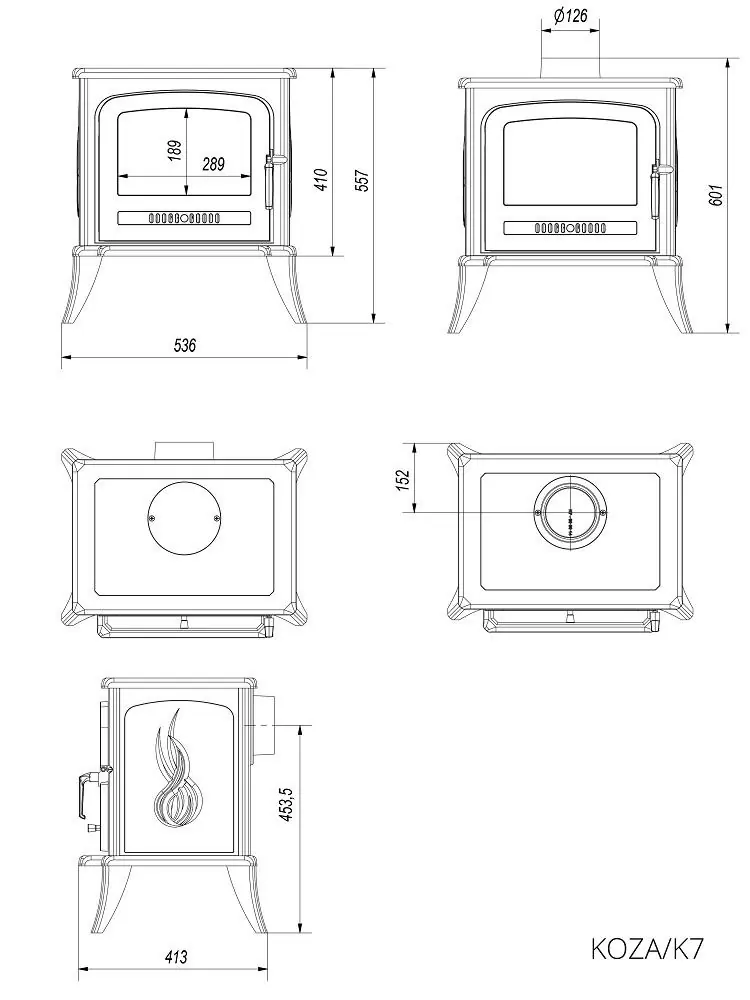 Kratki Koza k7 чертеж