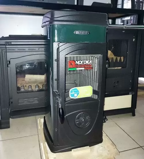 Буржуйка La Nordica Super Junior зеленая