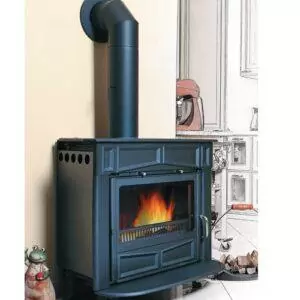 Печь Plamen Glas Franklin черная