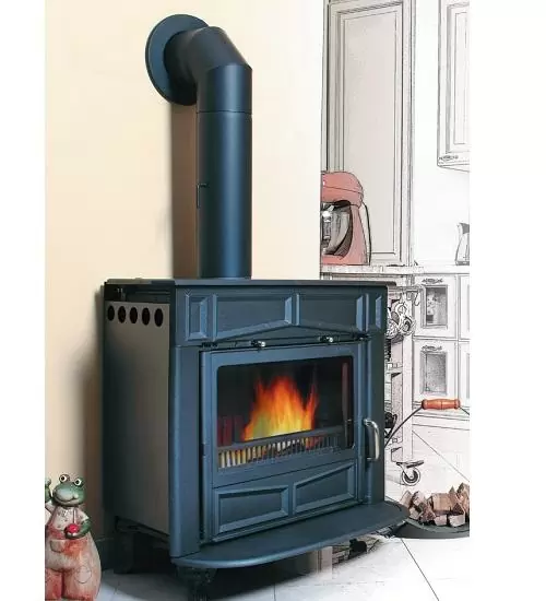 Печь Plamen Glas Franklin черная