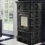 Кафельная печь Kratki Blanka 8 черная