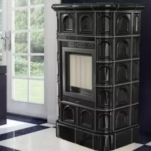 Кафельная печь Kratki Blanka 8 черная