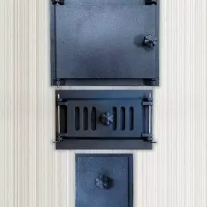 Чугунные печные дверцы Аскет комплект