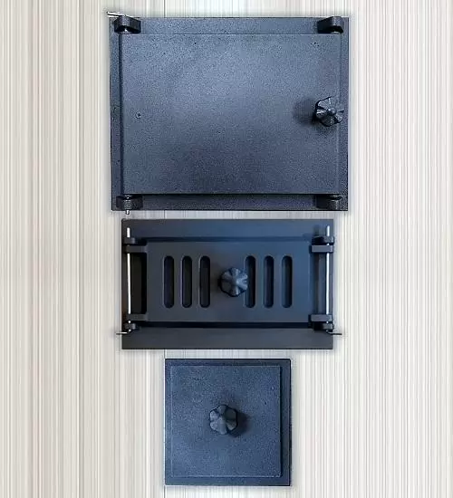 Чугунные печные дверцы Аскет комплект