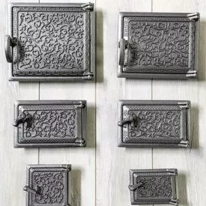 Комплект печных чугунных дверей Татарка