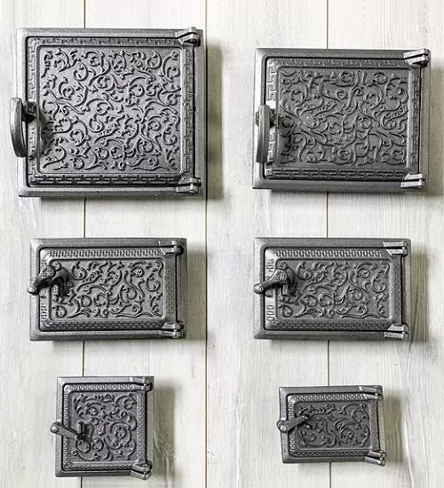 Комплект печных чугунных дверей Татарка