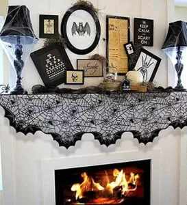 Украсим камин на Хэллоуин