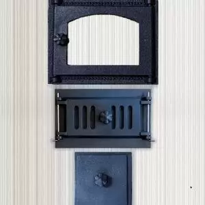 Комплект чугунных дверей для печи