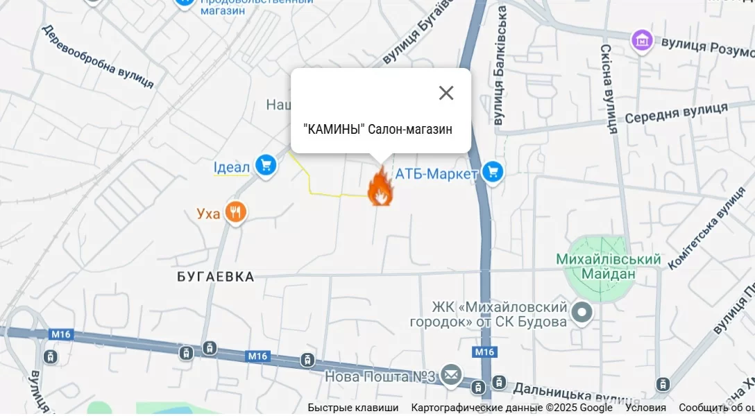 Карта проезда новая